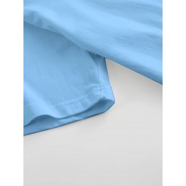 Women'S Red Cartoon Rooster & Stars Print T-Shirt - Loose Fit Crew Neck Short Sleeve, Breathable Summer Top with & Pink Rooster Design, Casual & Party Wear, Machine Washable Soft Everyday Shirt for Women