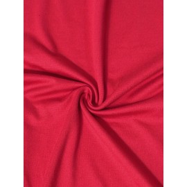 Women's Red Christmas Tree Print Long Sleeve T-Shirt - Golden Star & Swirl Holiday Top, Loose Fit Casual Round Neck Blouse for Parties, Casual Attire & Xmas Outfits (Golden/Green, All-Season)