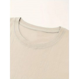 Fashion Creative Pattern Printed Women'S T-Shirt, Suitable for Spring And Summer Casual Women Short-Sleeved T-Shirt, Comfortable Fashion Elegant Women'S Round Neck Loose Women'S Blouse 100%