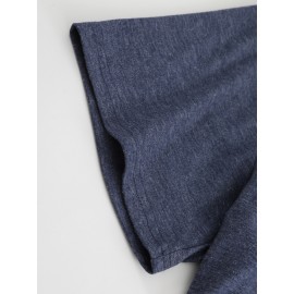 [Vibrant Graphic Tee] Vibrant Purple Women's Casual Short-Sleeve T-Shirt with Bold 867 FIVE 309 Graphic Print | Round Neck Top, Sporty Comfort Fit, Machine Washable Spring Summer Tee, Ladies T Shirts, Casual Attire, Soft Fabric